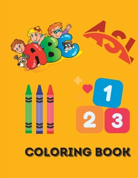 Paperback ASL ABC's 123's Coloring Book