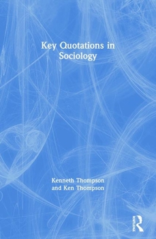 Paperback Key Quotations in Sociology Book