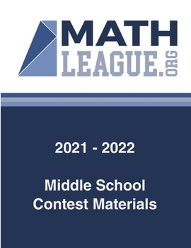 Paperback 2021-2022 Middle School Contest Materials Book
