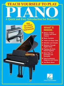 Paperback Teach Yourself to Play Piano Book