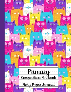 Paperback Primary Composition Notebook, Story Paper Journal Book