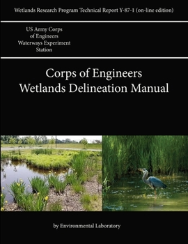 Paperback Corps of Engineers Wetlands Delineation Manual Book