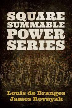 Paperback Square Summable Power Series Book