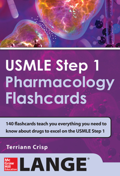 Paperback USMLE Pharmacology Review Flash Cards Book