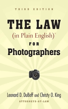 Paperback The Law (in Plain English) for Photographers Book