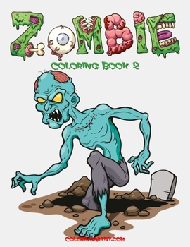 Paperback Zombie Coloring Book 2 Book