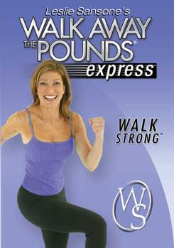 DVD Leslie Sansone's Walk Away the Pounds Express: Walk Strong Book