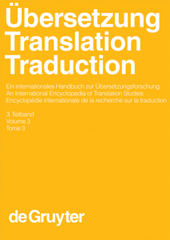Hardcover Übersetzung - Translation - Traduction. 3. Teilband [German] Book