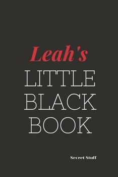 Paperback Leah's Little Black Book: Leah's Little Black Book