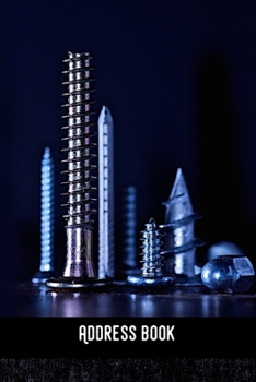 Address Book: Metal & Industrie -Phone & contact book -All contacts at a glance - 120 pages in alphabetical order / size 6x9  (A5)