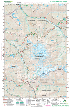 Map Glacier Peak, Wa No. 112 Book