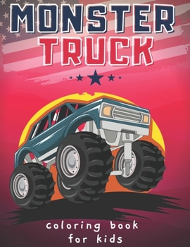 Paperback Monster Truck Coloring Book for Kids Book