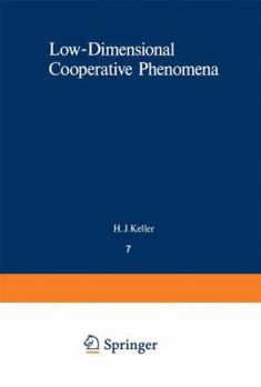 Hardcover Low Dimensional Cooperative Phenomena Book