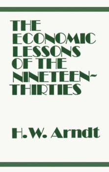 Paperback Economic Lessons of the 1930s Book