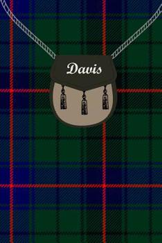 Paperback Davis Clan Tartan Journal/Notebook Book