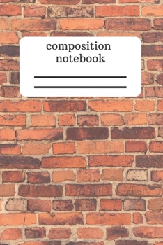 Paperback Composition Notebook: Simple Notebook - Take Note - Travel Journal - Diary - Gift (110 Pages, Lined, 6 x 9) Book