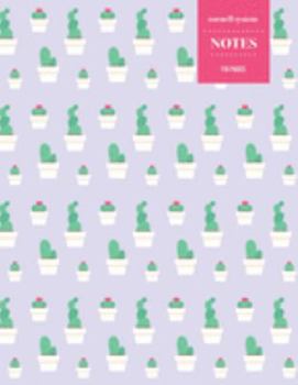 Cornell System Notes 110 Pages: Cactus Notebook for Professionals and Students, Teachers and Writers | Succulent Llama Pattern