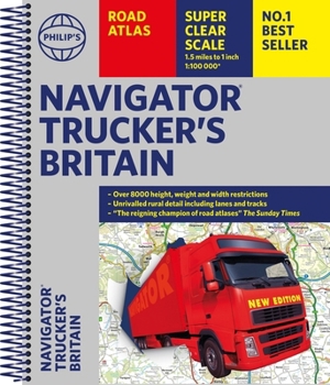 Spiral-bound Philip's Navigator Trucker's Britain: Spiral: Spiral Book