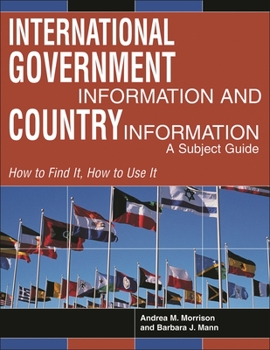 Hardcover International Government Information and Country Information: A Subject Guide Book