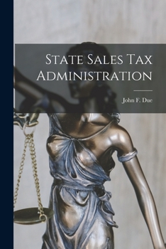 Paperback State Sales Tax Administration Book