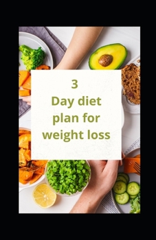 Paperback 3 day diet plan for weight loss Book