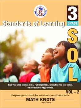 Paperback Standards of Learning(SOL) - Grade 3 Vol-2: Virginia SOL and Common Core Book