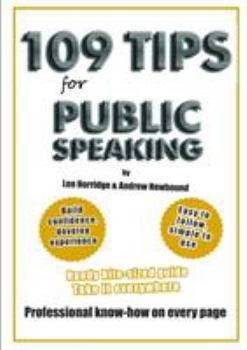 Paperback 109 TIPS for Public Speaking Book