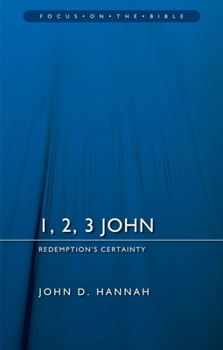 Paperback 1, 2, 3 John: Redemption's Certainty Book