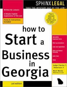 Paperback How to Start a Business in Georgia Book