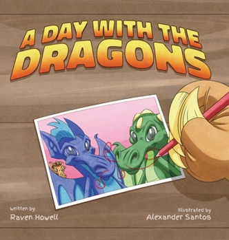 Hardcover A Day With The Dragons Book