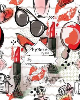 Paperback Notebook: My Note My Idea,8 x 10, 110 pages: Cosmetic: (School Notebooks) Book