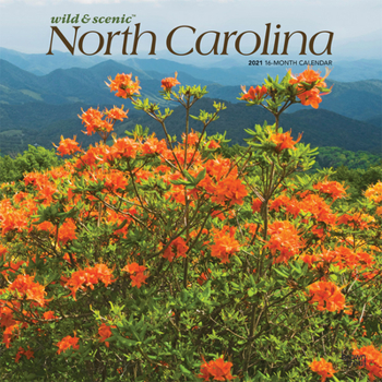 Calendar North Carolina Wild & Scenic 2021 Square Book