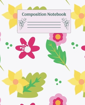 Paperback Composition Notebook: Wide Ruled Notebooks Paper - Composition Notebook (Diary, Journal) 7.5x9.25in 110 Pages Wide Ruled Notebooks Paper Book