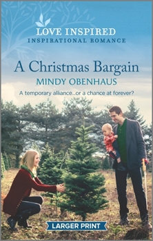 Mass Market Paperback A Christmas Bargain: An Uplifting Inspirational Romance [Large Print] Book