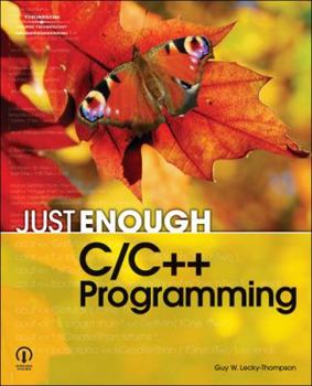 Paperback Just Enough C/C++ Programming Book