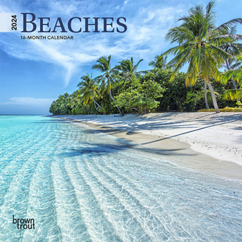 Calendar Beaches 2024 Mini 7x7 Book