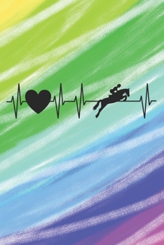 Springreiten: Notizbuch / Tagebuch - DIN A5 120 Seiten punktiert / Punkteraster -  Reiter Pferd Geschenk Pony (German Edition)