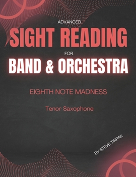 Paperback Eighth Note Madness - Tenor Saxophone Book