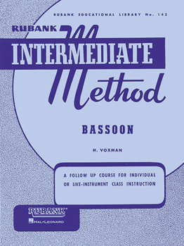 Paperback Rubank Intermediate Method - Bassoon Book