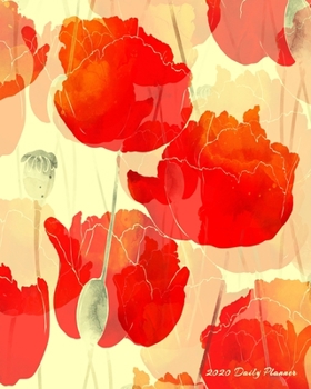 Paperback 2020 Daily Planner: Large 8"x 10" Daily and Monthly Agenda Planner and Organizer - 1-Page-a-Day to Plan, Organize and Be Productive V4 Book