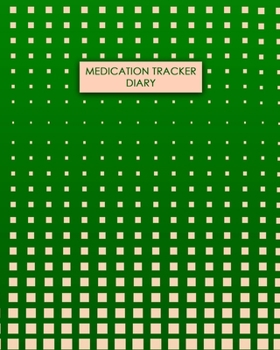 Paperback Medication Tracker Diary: Daily Medication Tracker Log Book: LARGE PRINT Daily Medicine Reminder Tracking. Practical Way to Avoid Duplication an Book
