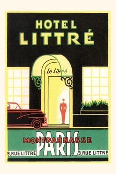 Paperback Vintage Journal Hotel Littre Advertisement Book