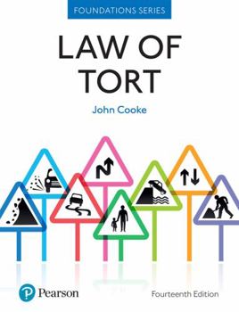 Paperback Law of Tort (Foundation Studies in Law Series) Book