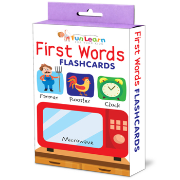 Paperback First words Flash Cards (Board Book) Book