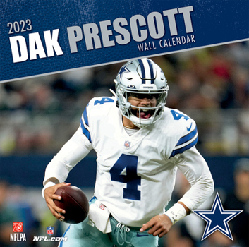 Calendar Dallas Cowboys Dak Prescott 2023 12x12 Player Wall Calendar Book