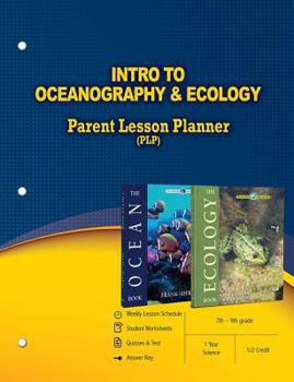 Paperback Intro to Oceanography & Ecology Parent Lesson Planner Book
