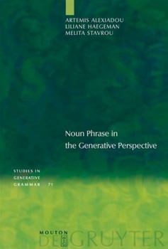 Hardcover Noun Phrase in the Generative Perspective Book
