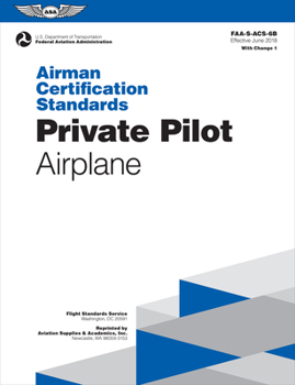 Paperback Airman Certification Standards: Private Pilot - Airplane (2024): Faa-S-Acs-6b Book
