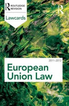 Paperback European Union Lawcards 2011-2012 Book