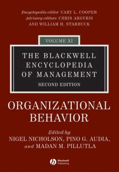 Hardcover The Blackwell Encyclopedia of Management, Organizational Behavior Book